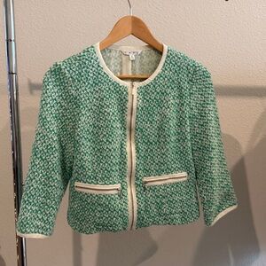 Cabi Clover Tweed Jacket Size 6